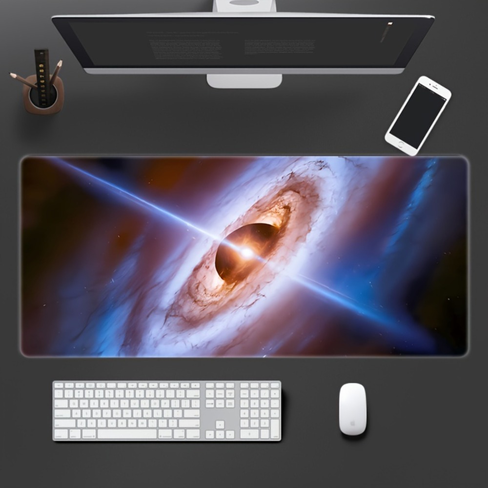 Desk Setup Designer - Alfombrilla de escritorio rectangular lavable con