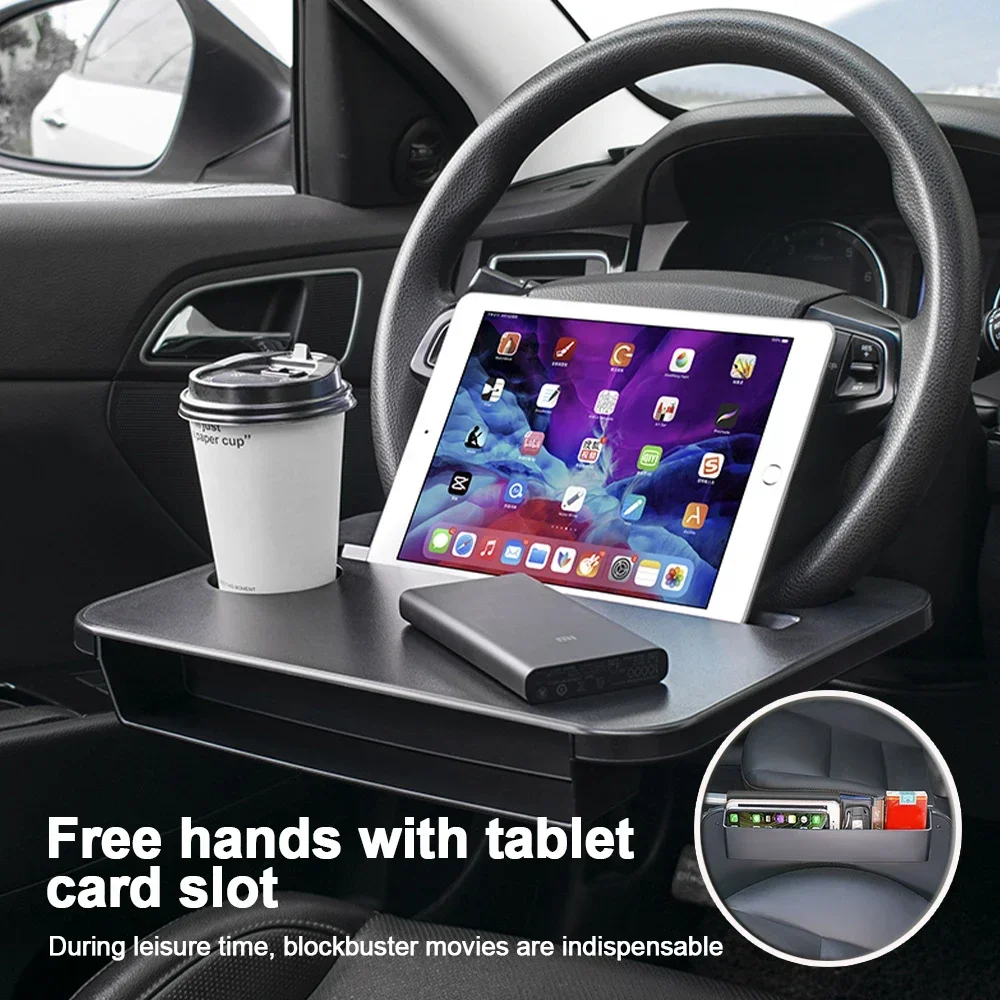 Desk Setup Desk - Bandeja Multiusos para Coche, Soporte para