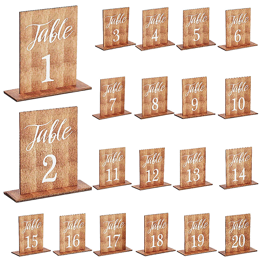Desk Setup Design - 20 tarjetas elegantes con números de