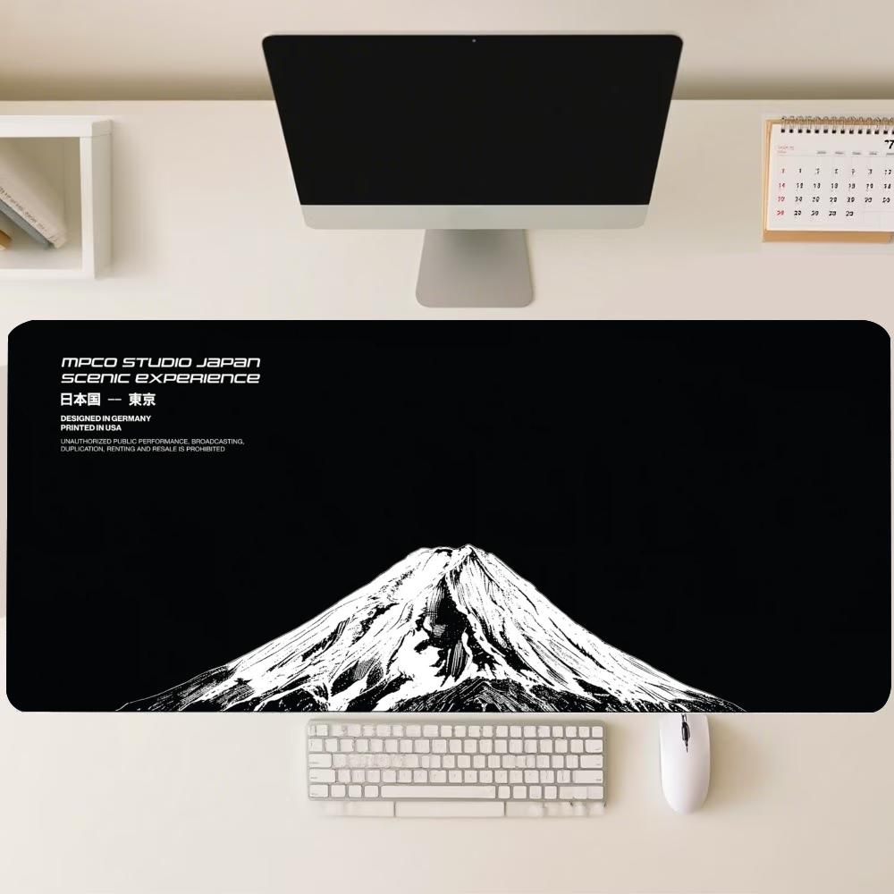 Desk Setup Workspace - Alfombrilla de Ratón Grande Minimalista con