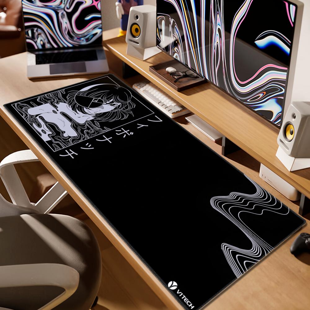 Desk Setup Workspace - Alfombrilla de ratón antideslizante para oficina