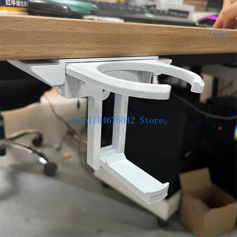 Desk Setup Workspace - 652F Organizadores bebidas plegables debajo del