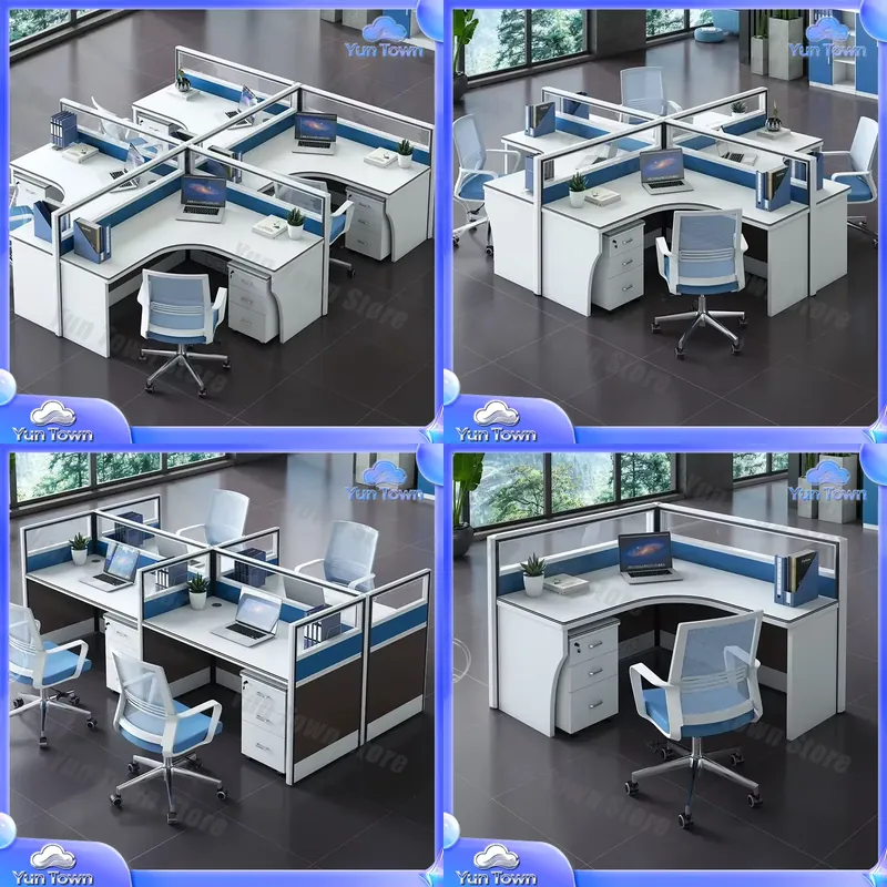 Desk Setup Workspace - Escritorio de Oficina Modular Abierto y