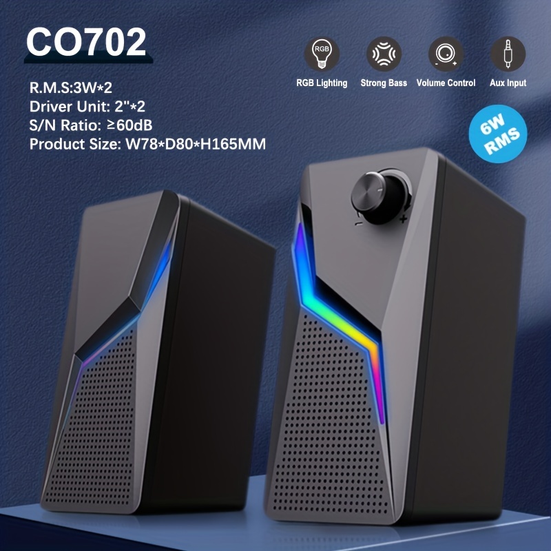 Desk Hifi Setup - Altavoces para juegos de ordenador, caja