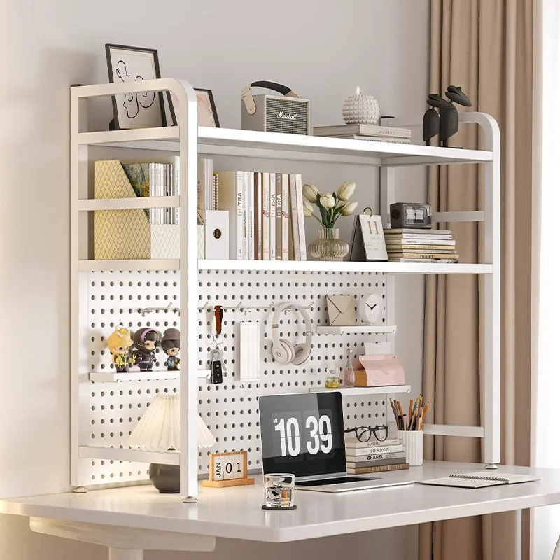 Desk Setup Study - Estante de tablero con agujeros para