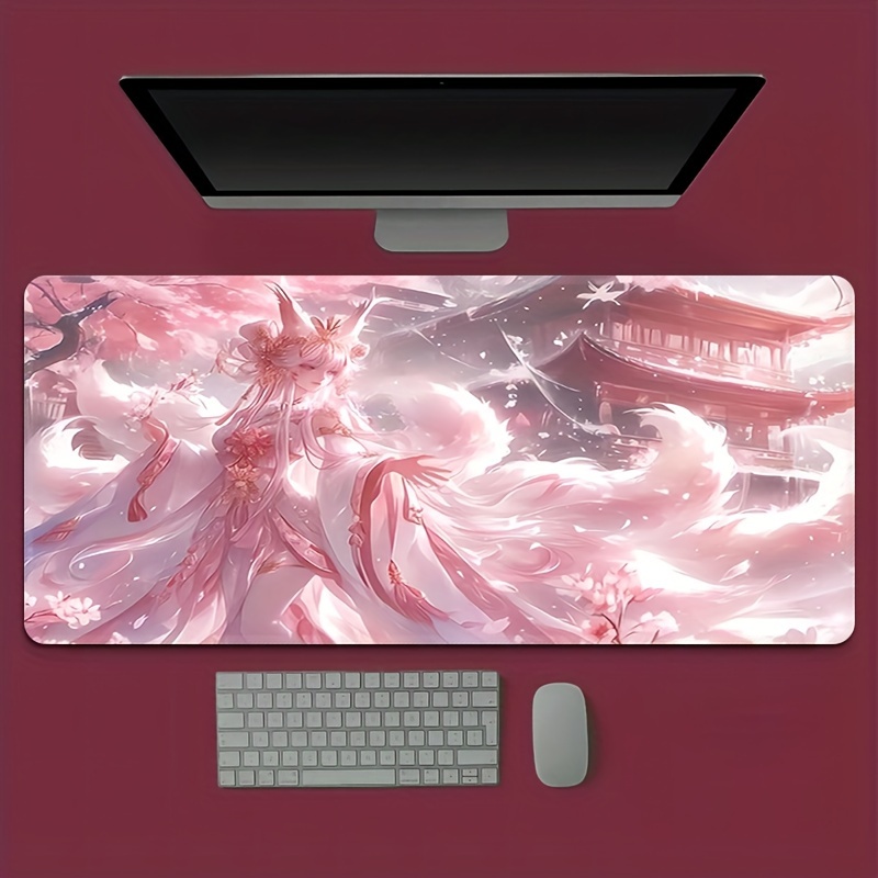 Desk Setup Designer - Alfombrilla de Escritorio Anime Fox Girl,