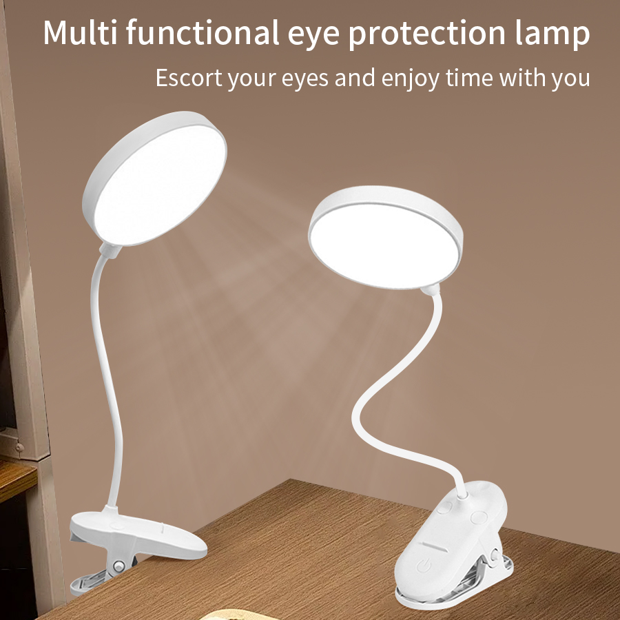 Led Desk Light Usb - Lámpara de Escritorio LED con Clip