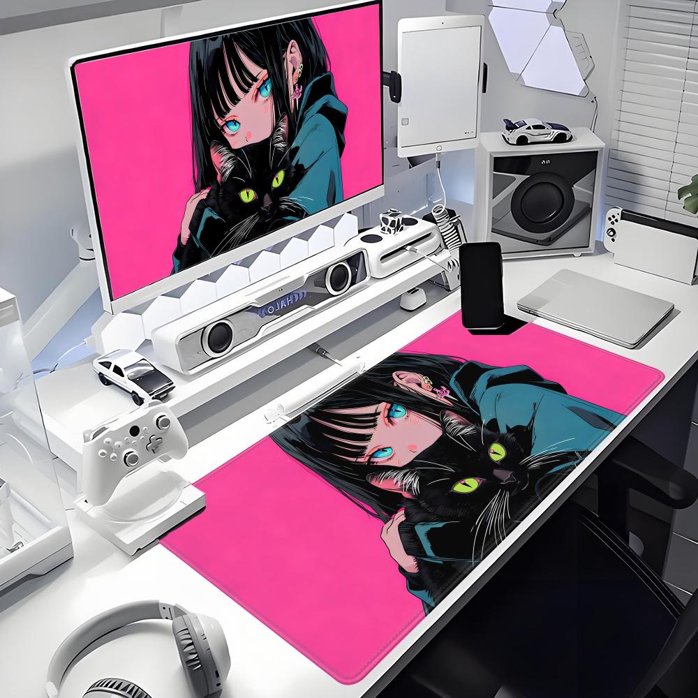 Alfombrilla de ratón para jueg - Desk Setup Anime reseña y precio