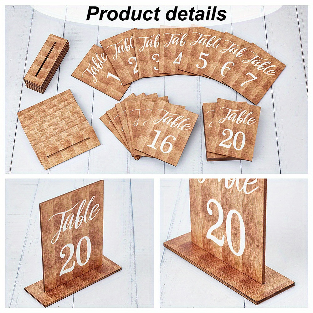 20 tarjetas elegantes con núme - Desk Setup Design reseña y precio