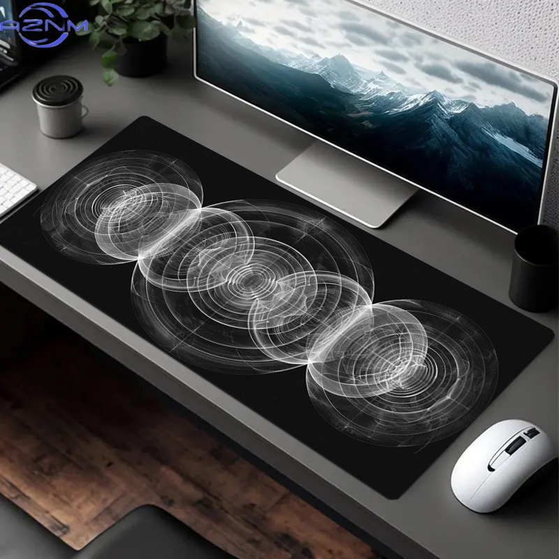 Alfombrilla de Ratón Grande co - Desk Setup Black And White reseña y precio