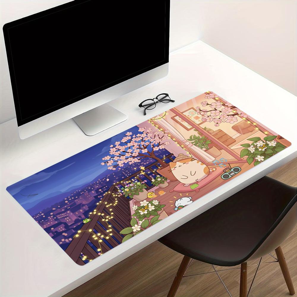 Alfombrilla de ratón para jueg - Desk Setup Anime reseña y precio