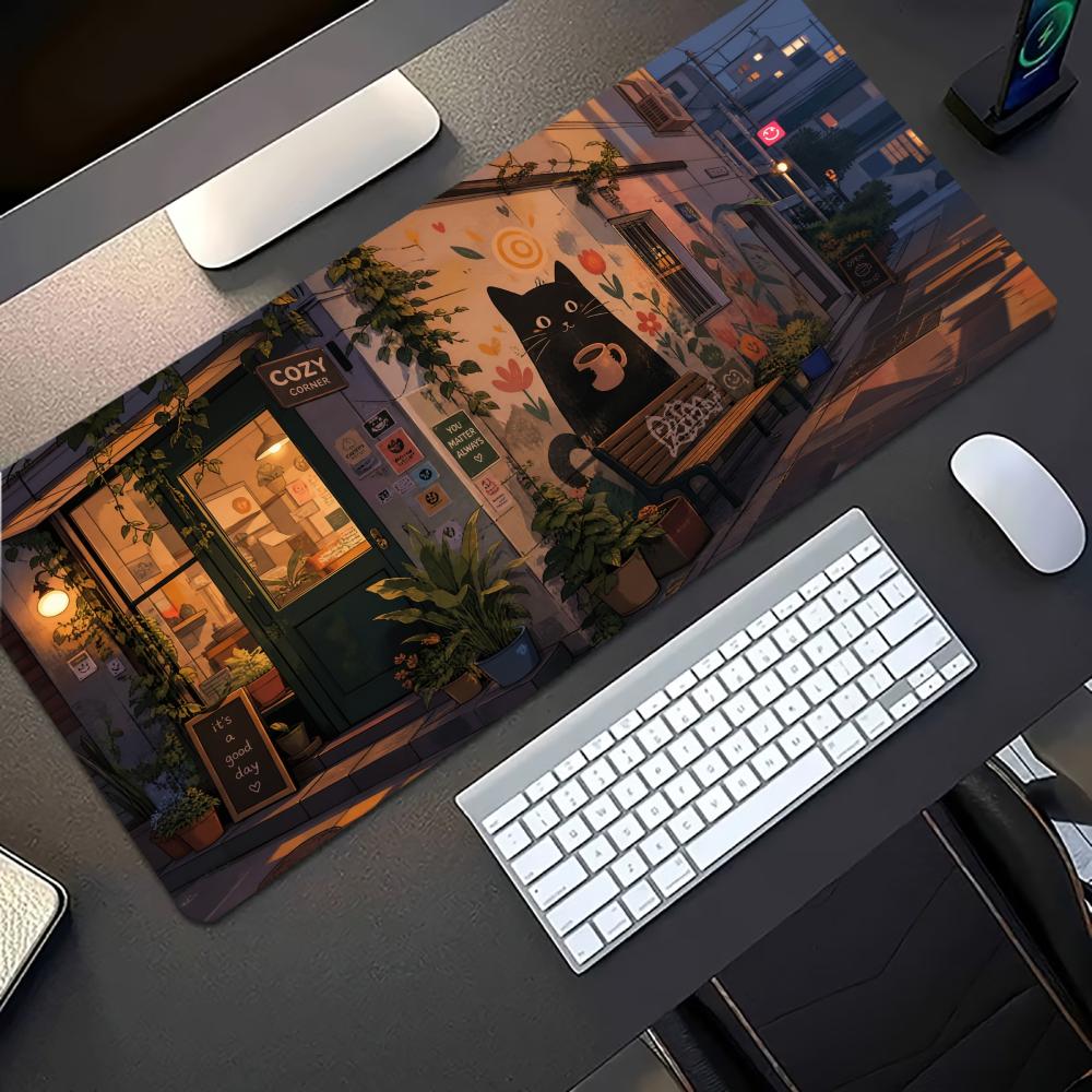 Alfombrilla de ratón para jueg - Desk Setup Anime reseña y precio