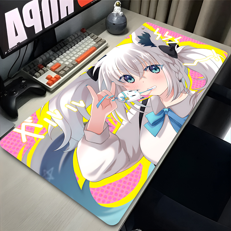 Alfombrilla de ratón Shirakami - Desk Setup Black And White reseña y precio