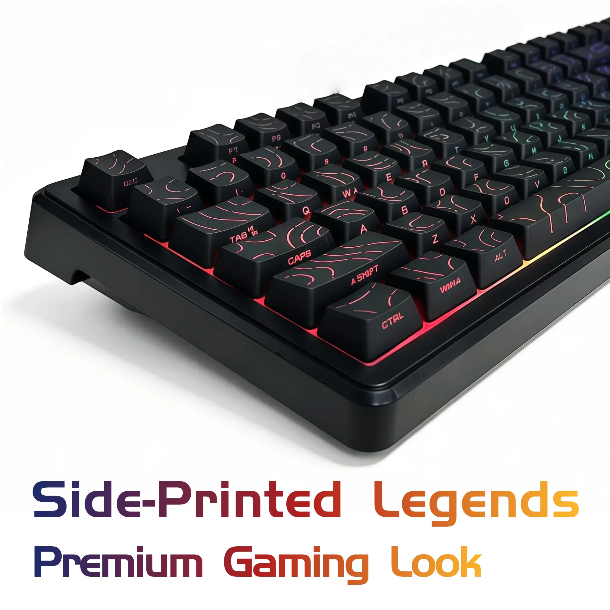 Teclado Compacto con Cable de  - Desk Setup Black And White reseña y precio