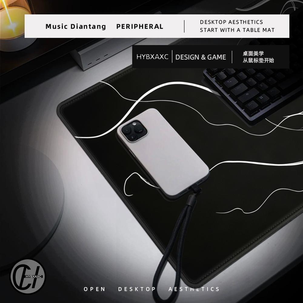 Alfombrilla de Ratón HYBXAXC c - Desk Setup Black And White reseña y precio