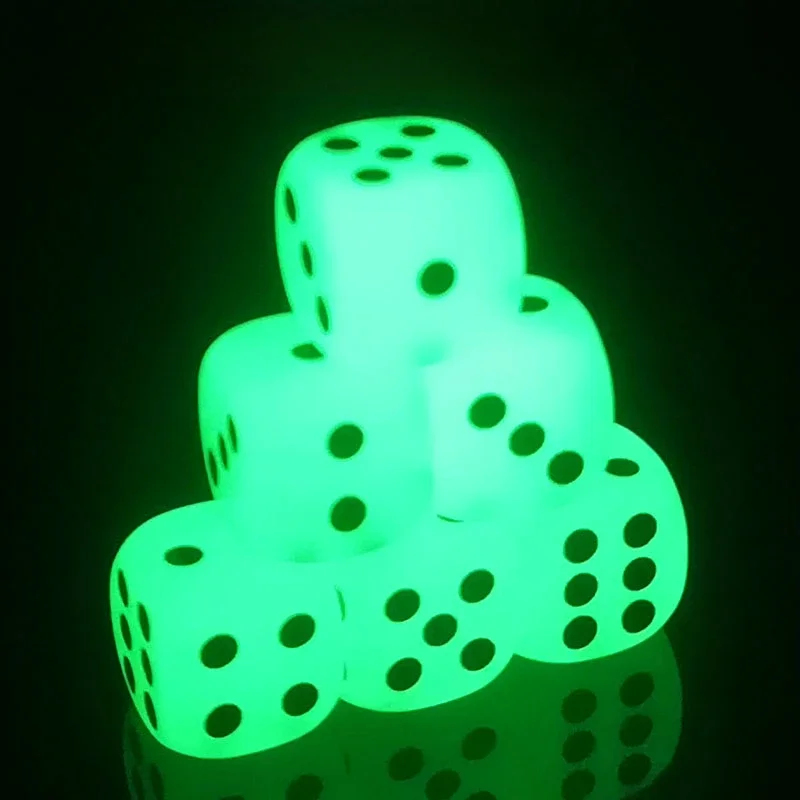 6-36 piezas de dados luminosos - Desk Setup Dark reseña y precio