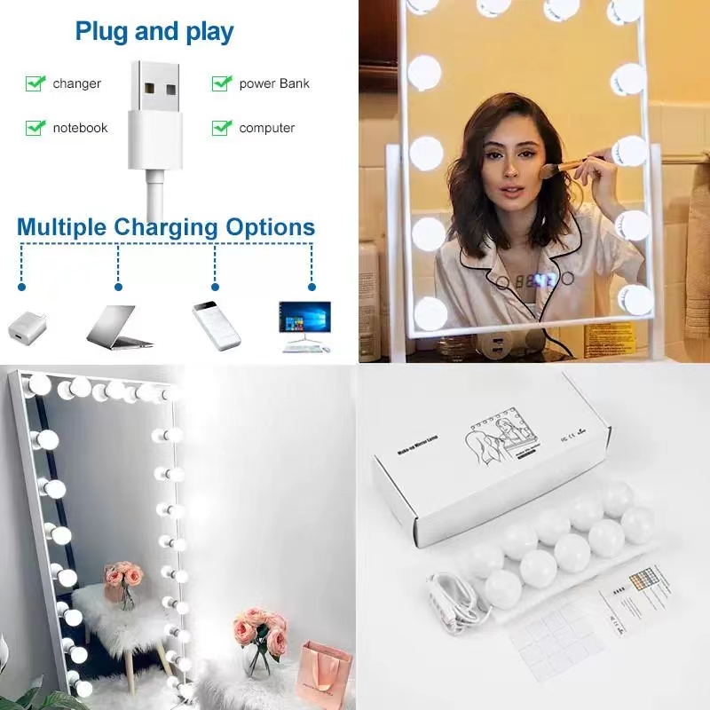 Bombillas de maquillaje para e - Led Desk Light Usb reseña y precio