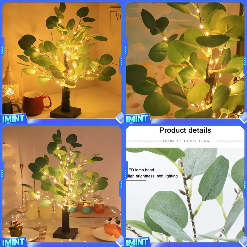 Lámpara de mesa LED con árbol  - Led Desk Light Usb reseña y precio