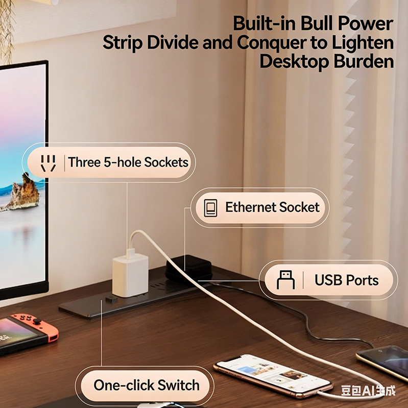 Escritorio Eléctrico Moderno d - Desk Setup Designer reseña y precio