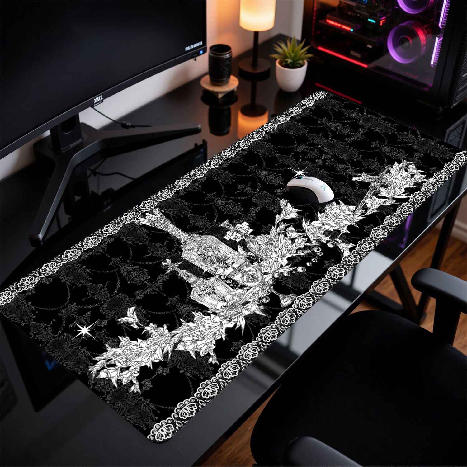 Divine Realm-guía para ratón c - Desk Setup Dark reseña y precio