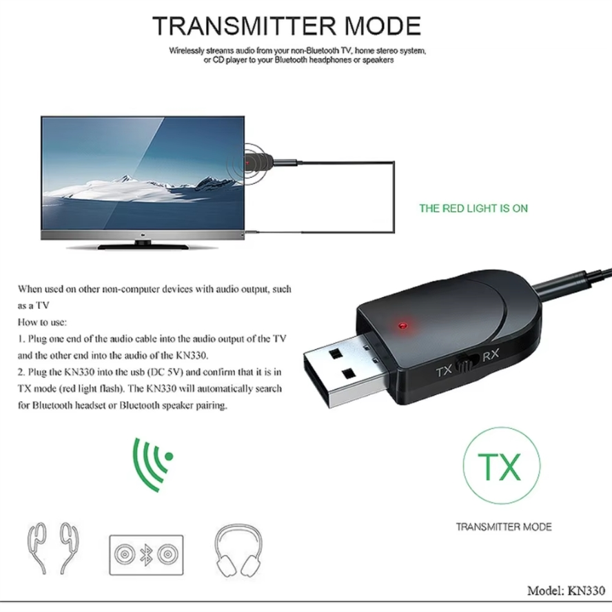 KN330 3 en 1 Bluetooth 5,0 tra - Desk Hifi Setup reseña y precio