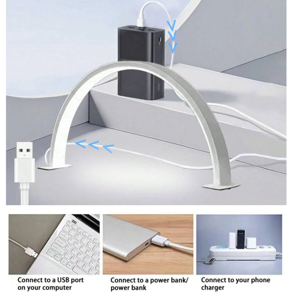 Lámpara de uñas LED USB 5V de  - Led Desk Light Usb reseña y precio