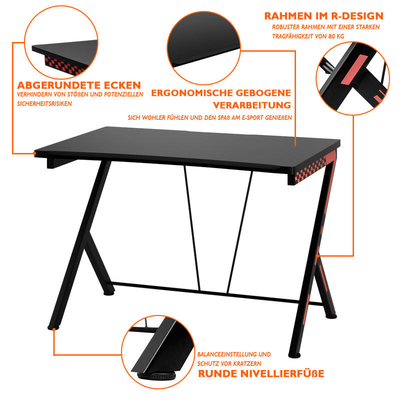 Escritorio ergonómico moderno  - Desk Setup Designer reseña y precio