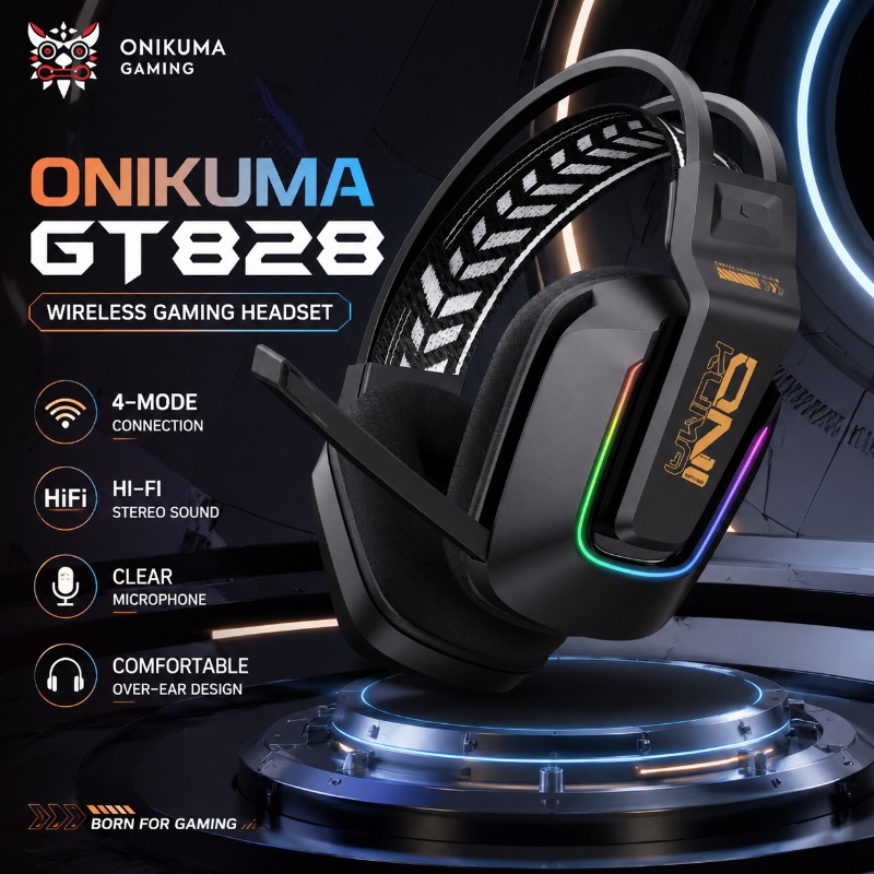 Auriculares para Juegos ONIKUM - Desk Hifi Setup reseña y precio