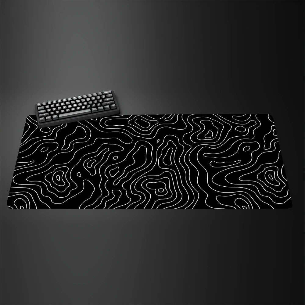 Alfombrilla de Ratón Grande pa - Desk Setup Black And White reseña y precio