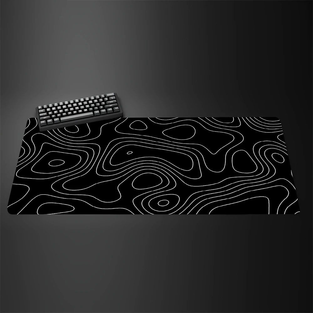 Alfombrilla de Ratón Grande pa - Desk Setup Black And White reseña y precio