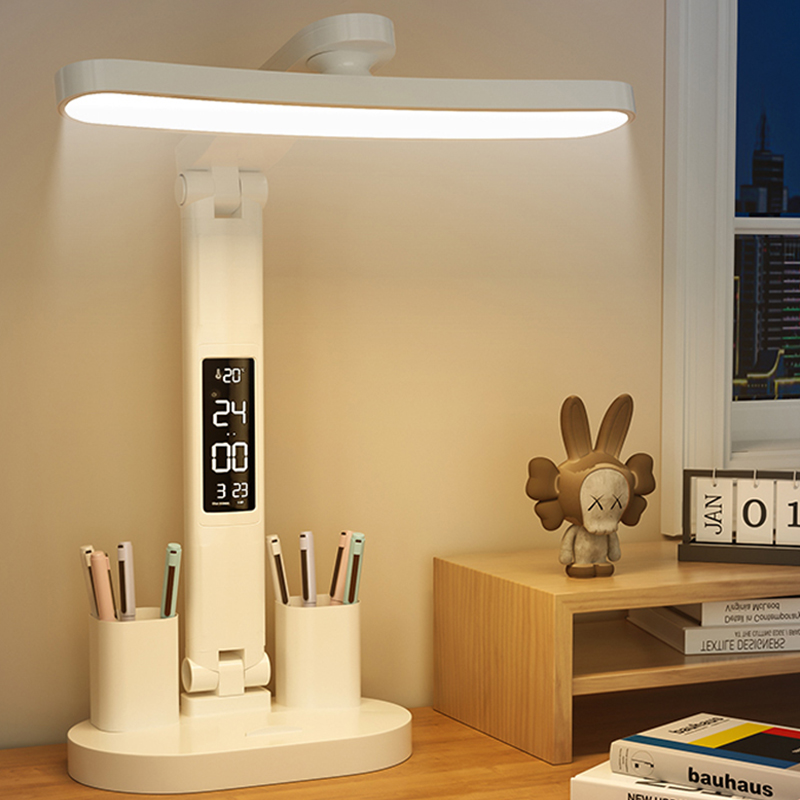 Lámpara de mesa de reloj LED,  - Desk Setup Study reseña y precio