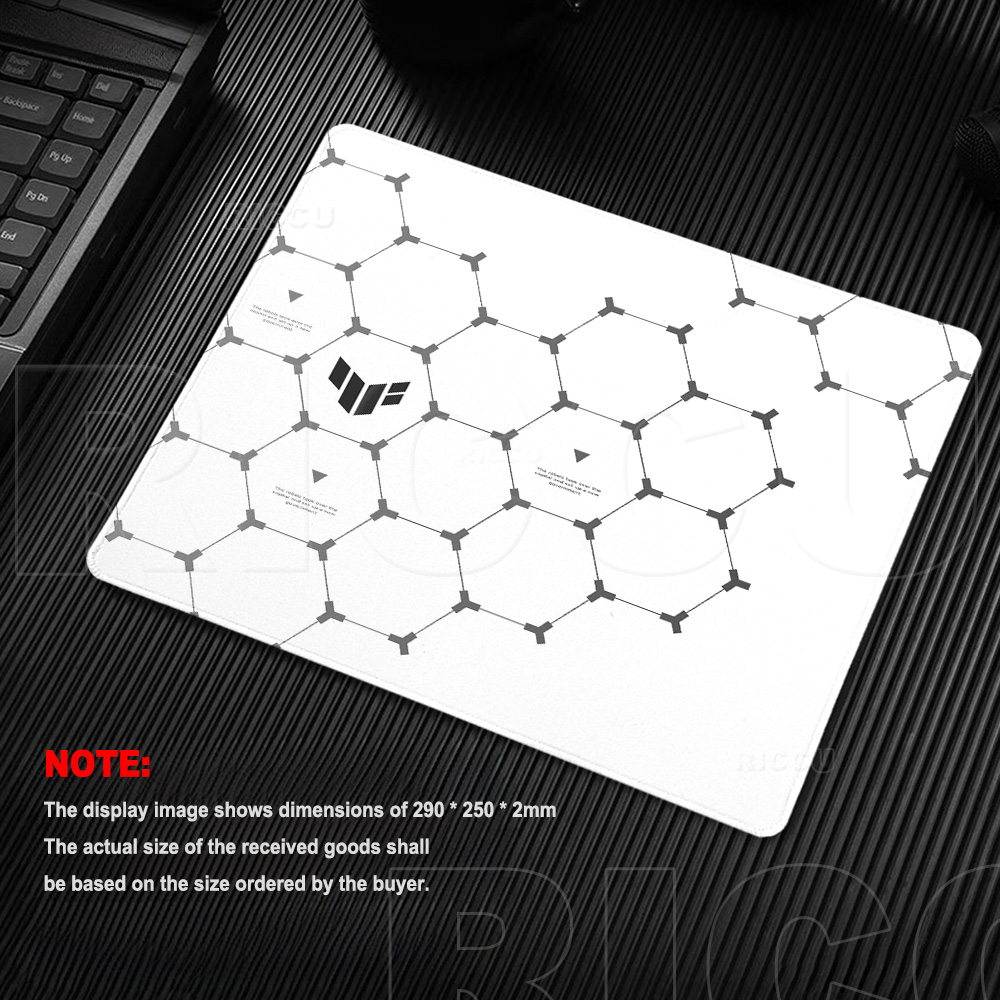 Alfombrilla de ratón Hexagon T - Desk Setup Black And White reseña y precio