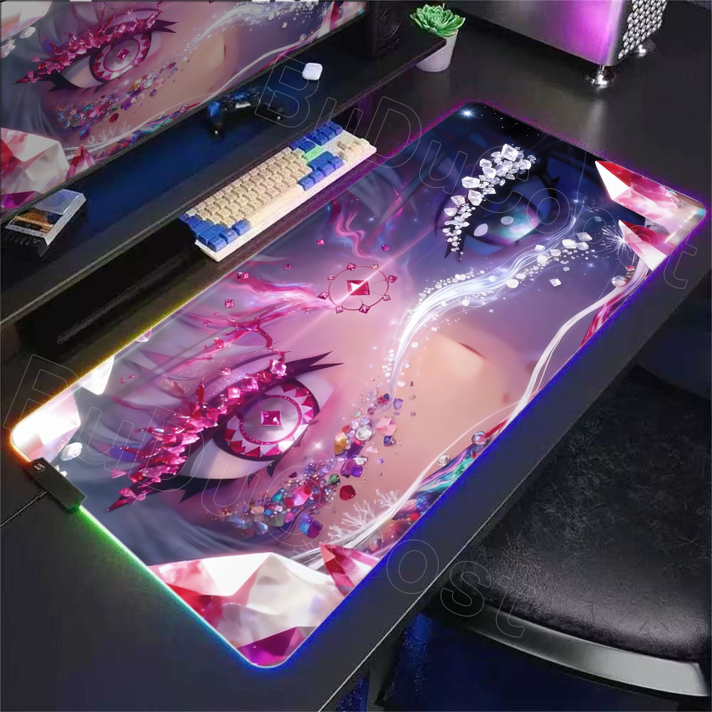 Alfombrilla de escritorio RGB, - Desk Setup Anime reseña y precio